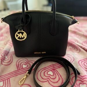 Michael Kors Black Leather Handbag